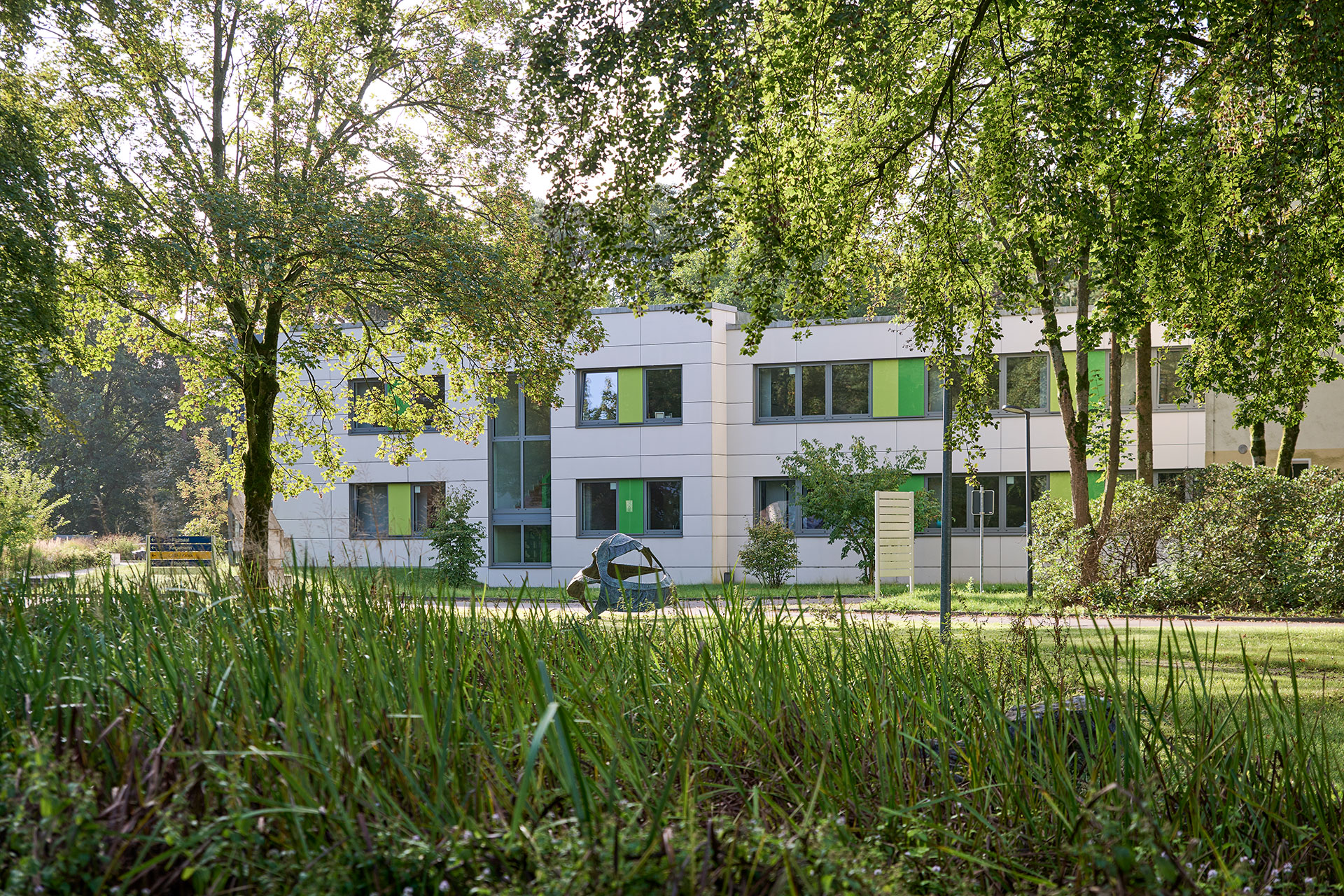 Das Bild zeigt das LWL-Klinikum für Kinder- und Jugendpsychiatrie in Marl.