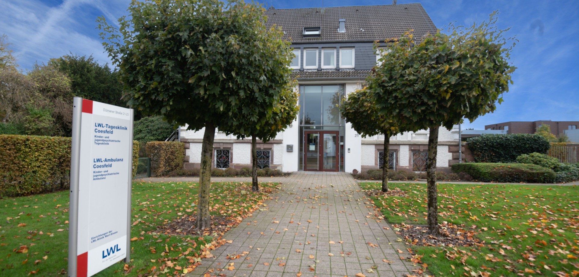 Das Bild zeigt die LWL-Tagesklinik BCoesfeld