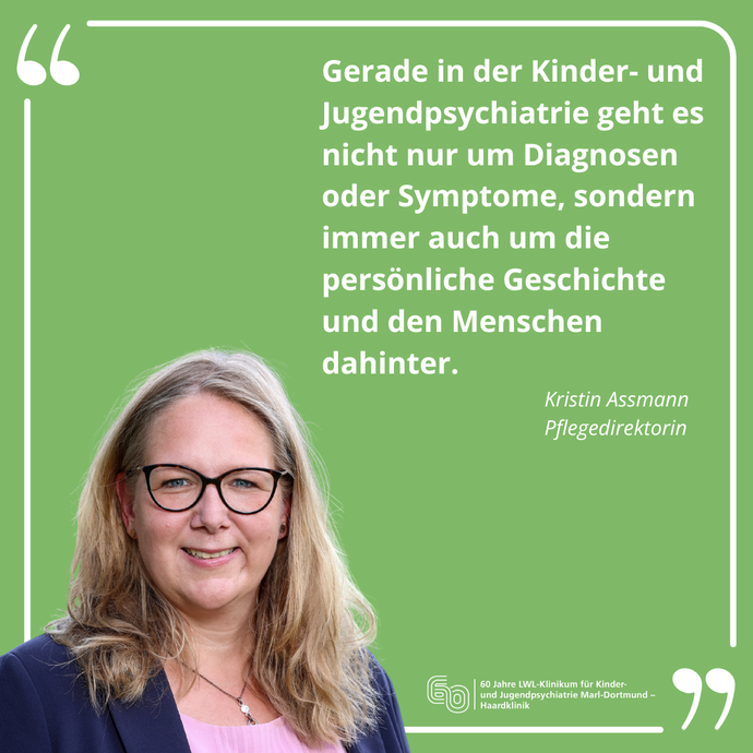 Bild und Zitat Pflegedirektorin